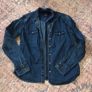 Denim chambray long sleeve